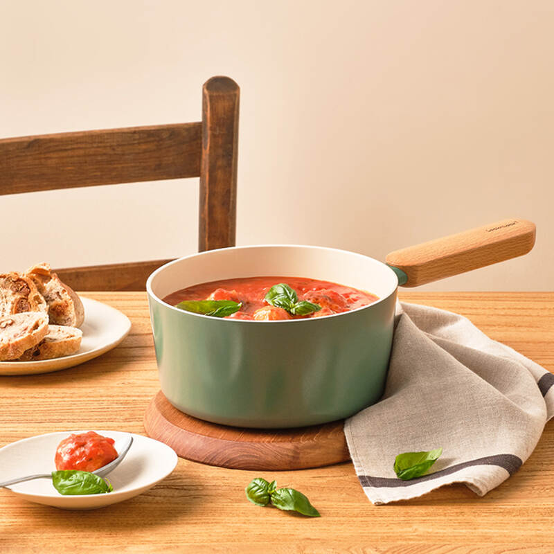 Nồi chống d&iacute;nh LocknLock Suit Sage IH phủ sứ ceramic d&ugrave;ng được bếp từ, bếp gas, bếp hồng ngoại v&agrave; bếp điện image number null